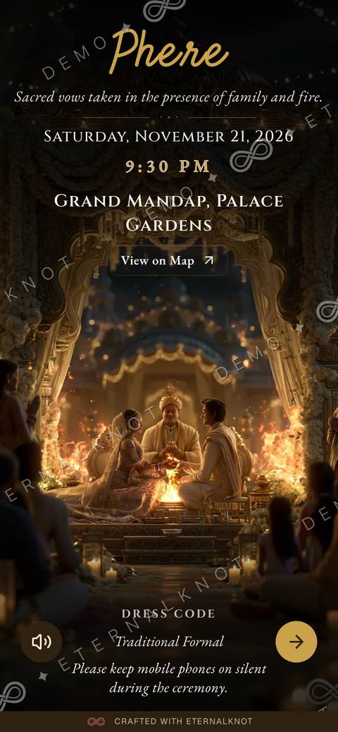 Royal Palace template — the phere around the sacred fire